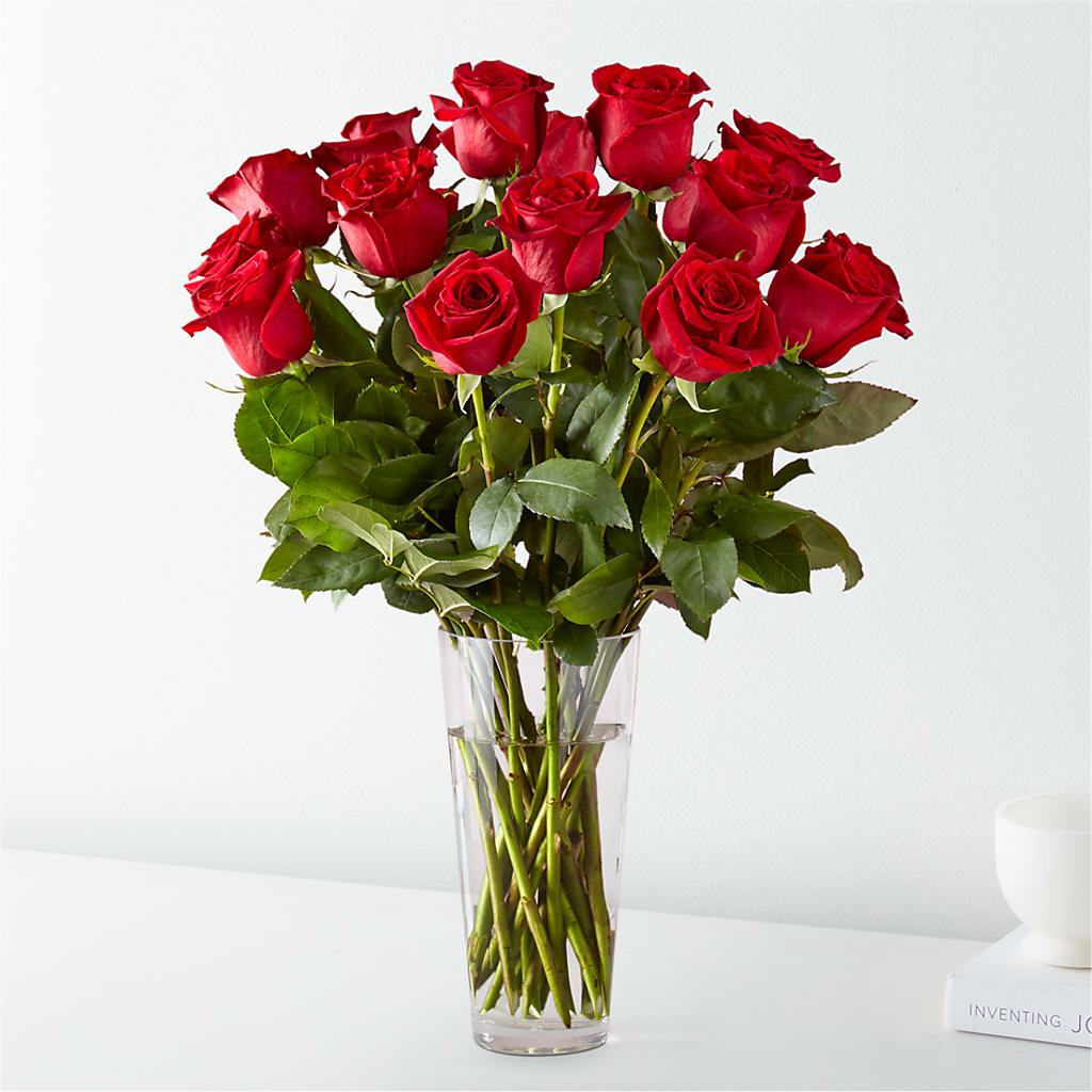 Long Stem Red Rose Bouquet – House Of Flowers, Worcester MA