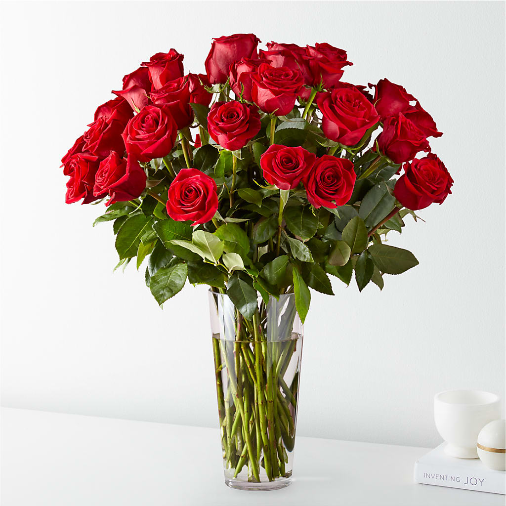 Long Stem Red Rose Bouquet – House Of Flowers, Worcester MA