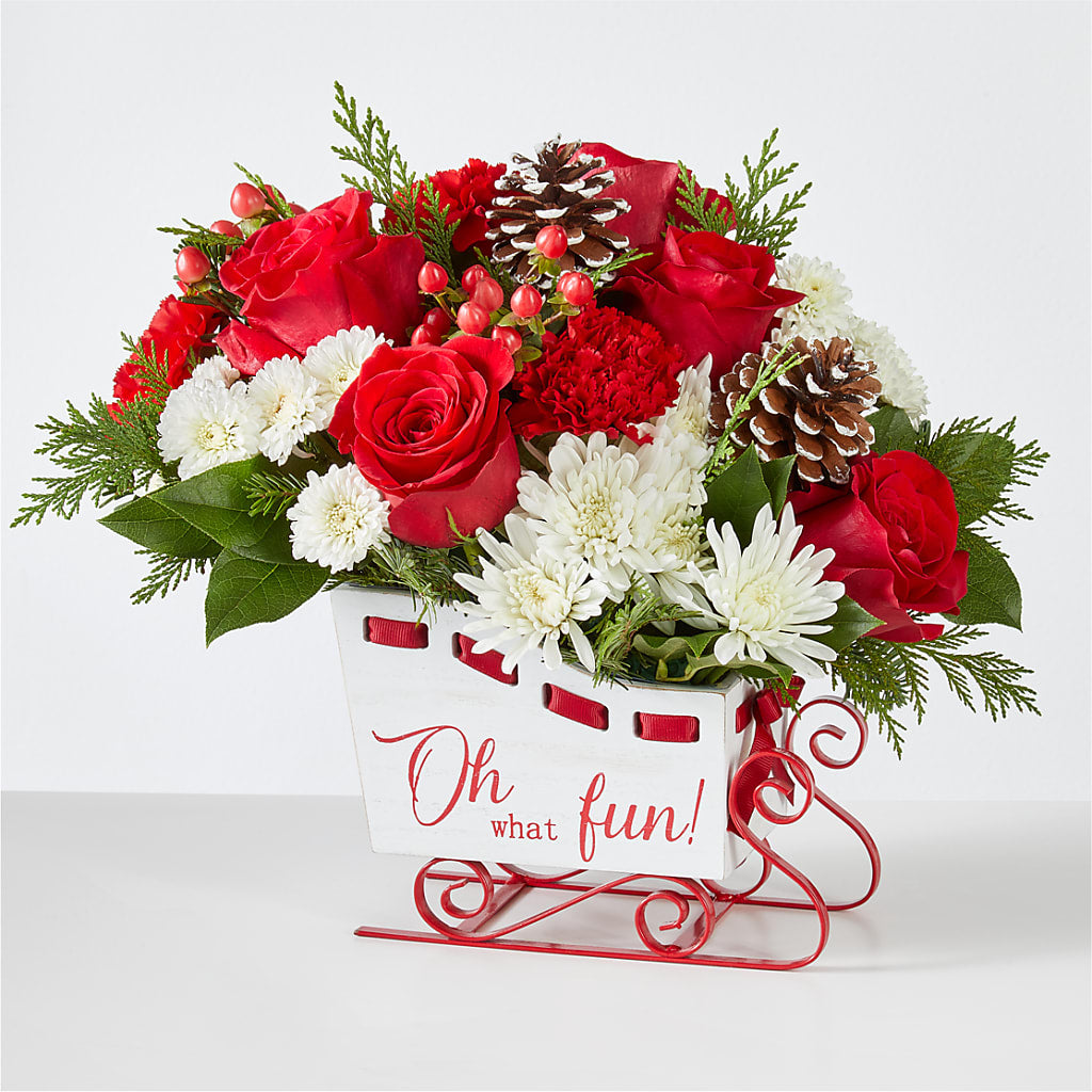 Sleigh Bells Bouquet – House Of Flowers, Worcester MA
