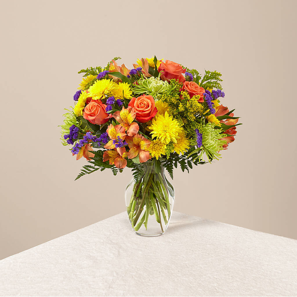 Marmalade Skies Bouquet – House Of Flowers, Worcester MA