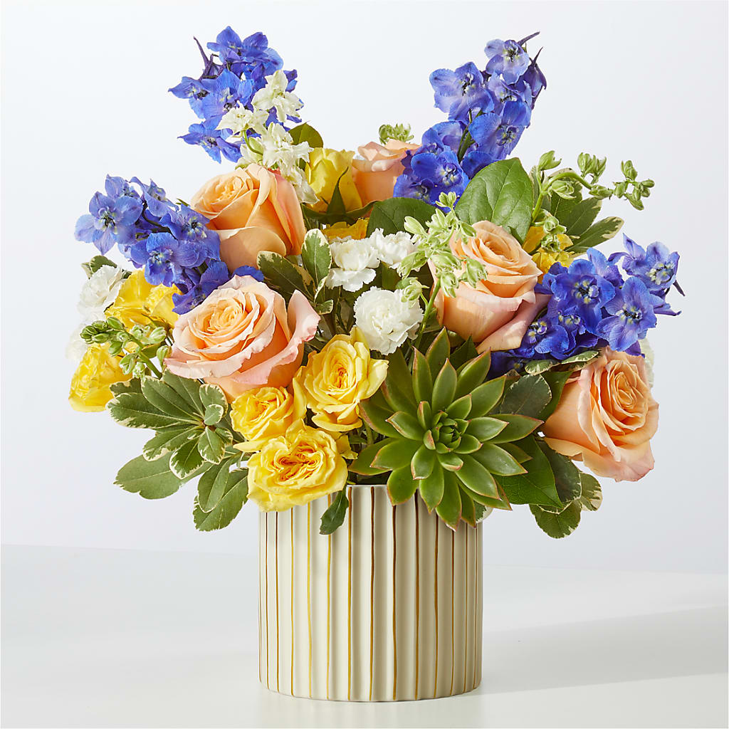 Cobalt Reverie Bouquet – House Of Flowers, Worcester MA