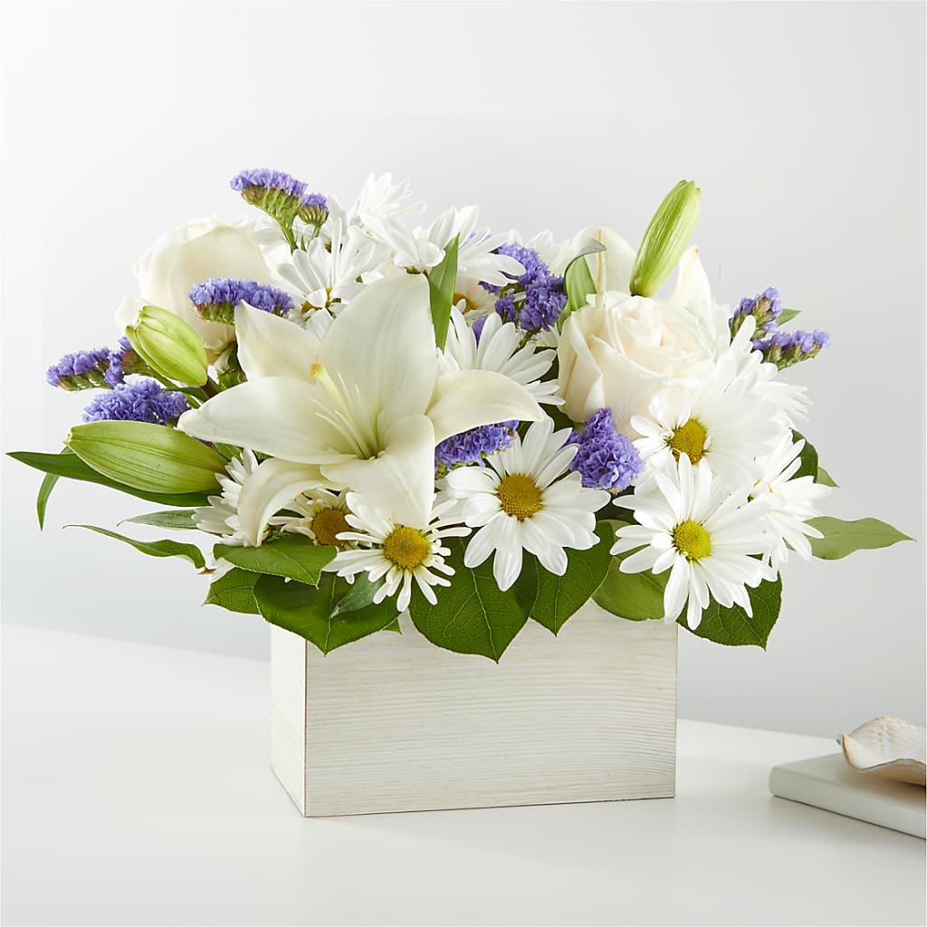 Beyond Blue Box Bouquet – House Of Flowers, Worcester MA