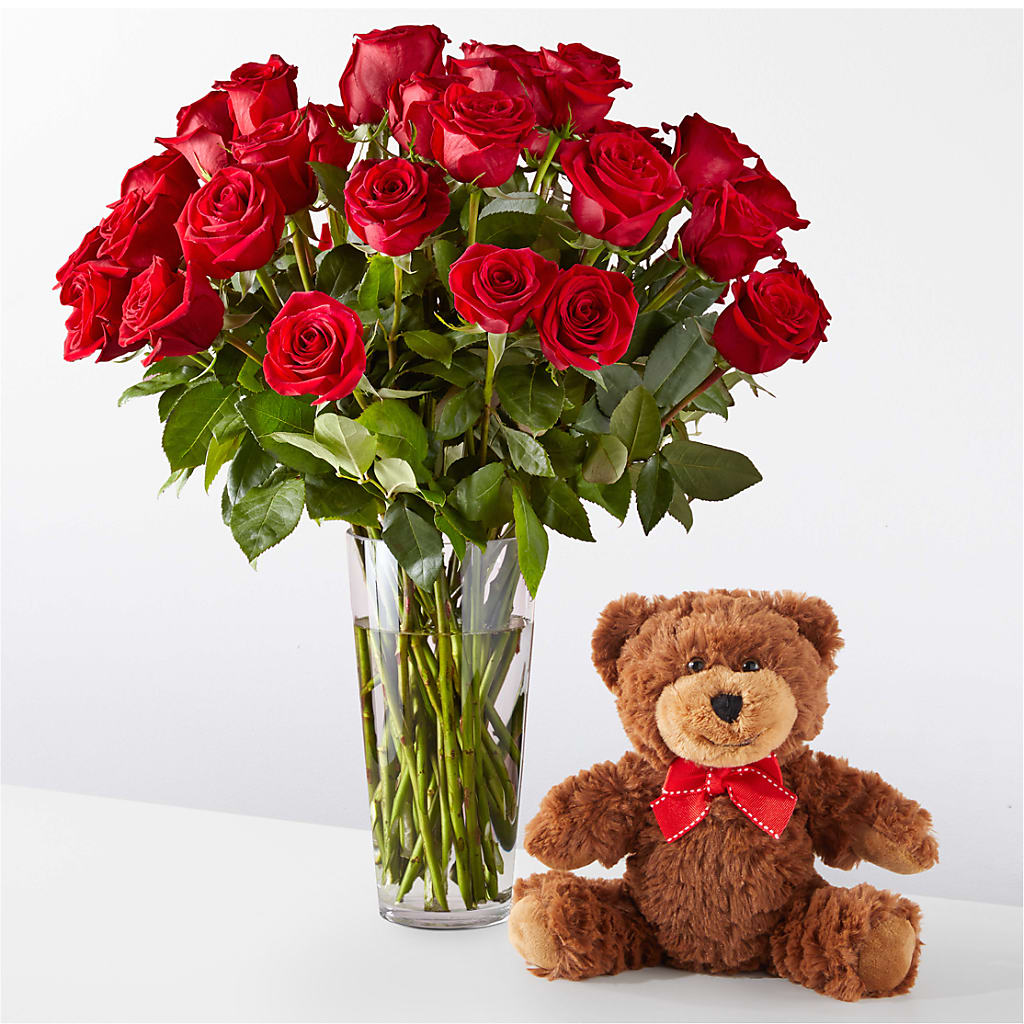 Romantic Long Stem Red Rose Bouquet Bundles – House Of Flowers, Worcester MA