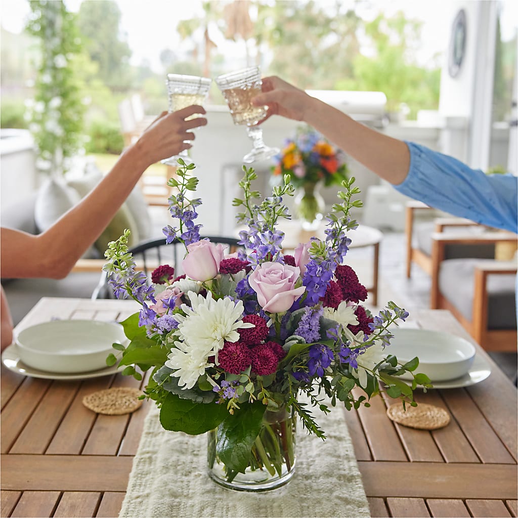 Violet Frost Bouquet – House Of Flowers, Worcester MA