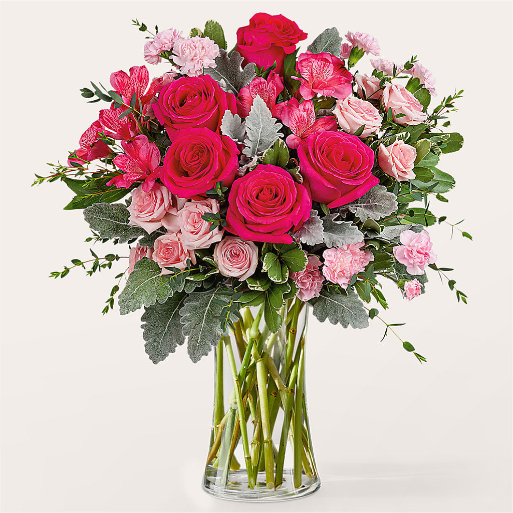 Tickled Pink Bouquet – House Of Flowers, Worcester MA