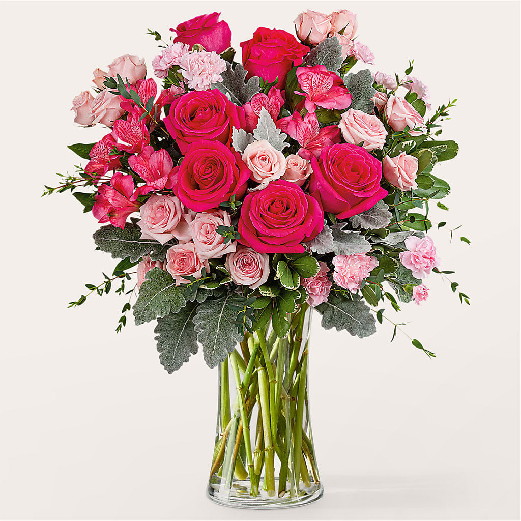 Tickled Pink Bouquet – House Of Flowers, Worcester MA