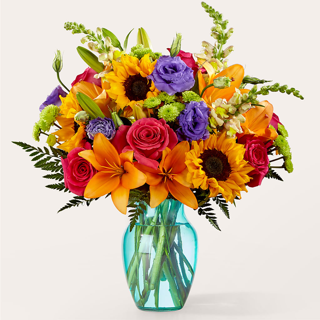 Double Rainbow Bouquet – House Of Flowers, Worcester MA