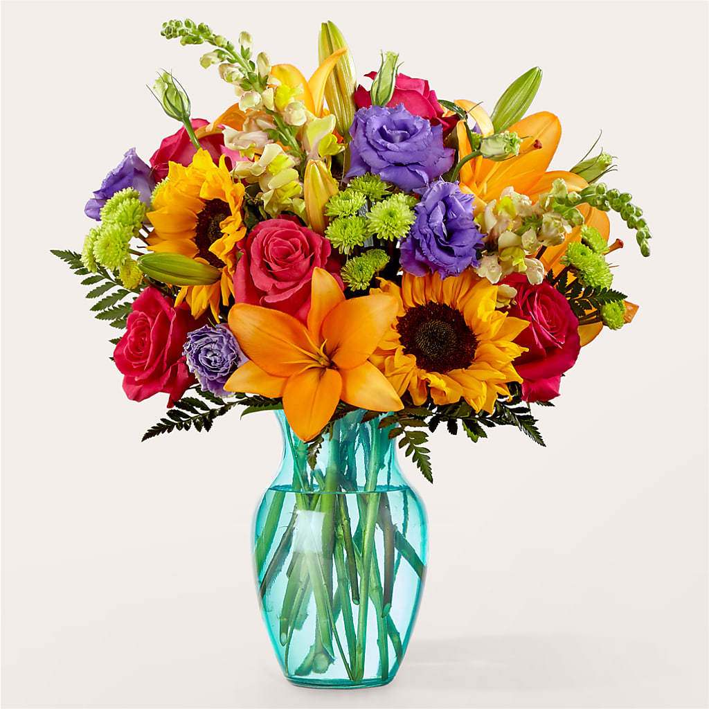 Double Rainbow Bouquet – House Of Flowers, Worcester MA