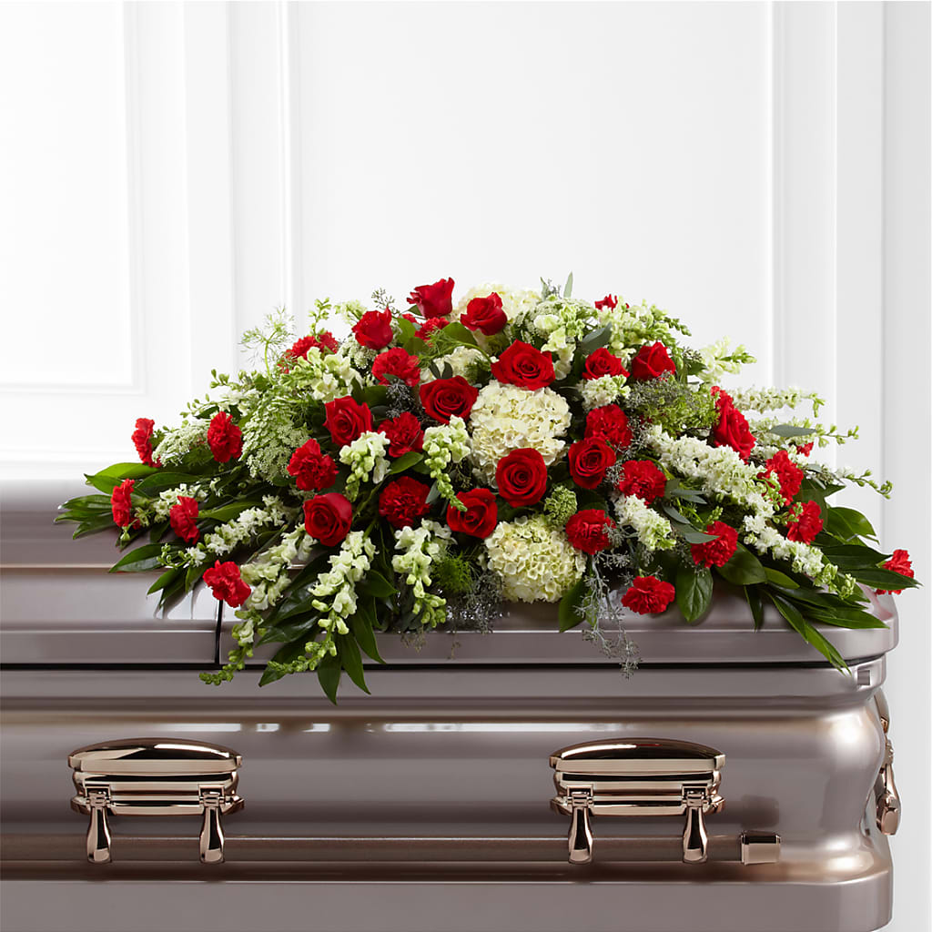 Sincerity Casket Spray – House Of Flowers, Worcester MA