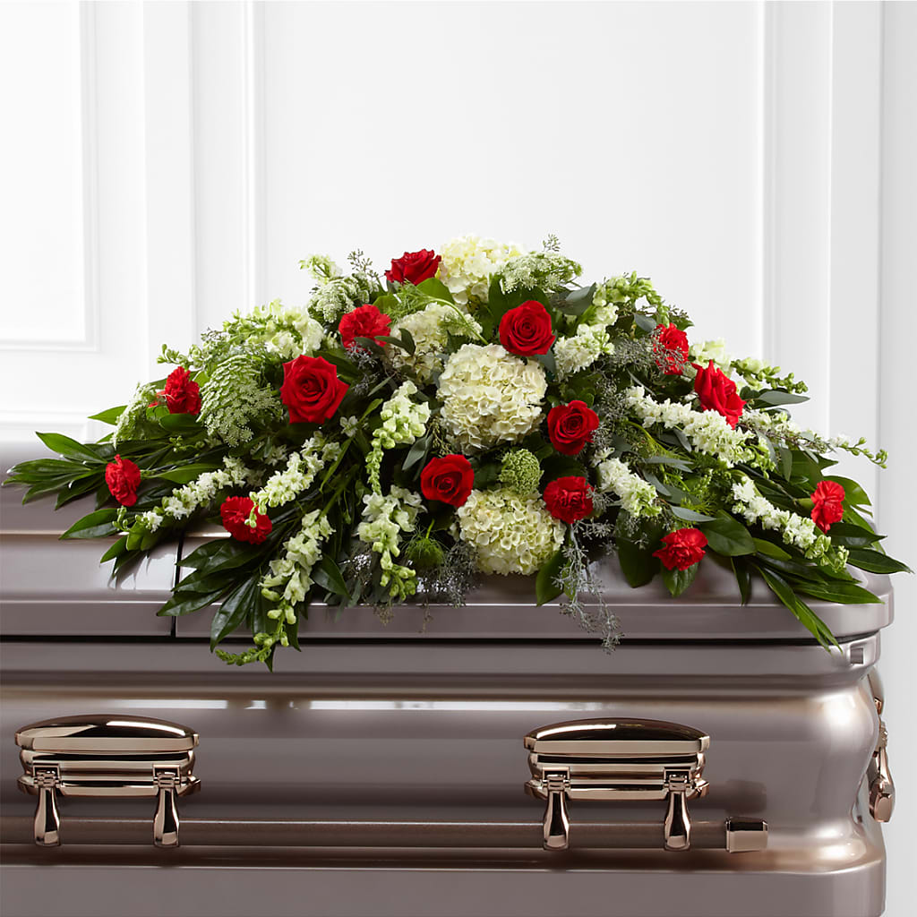 Sincerity Casket Spray – House Of Flowers, Worcester MA