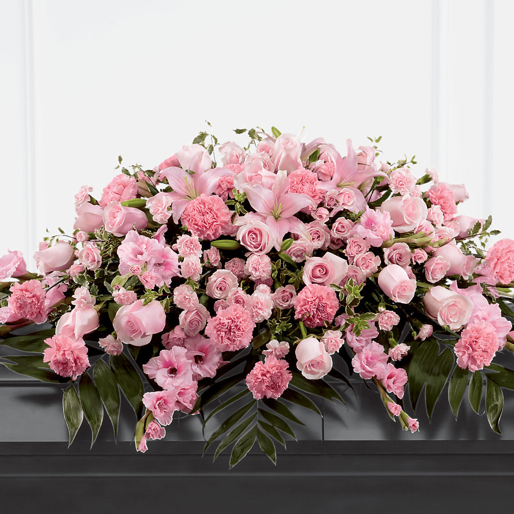 Garden of Comfort Casket Spray (Standard) – House Of Flowers, Worcester MA