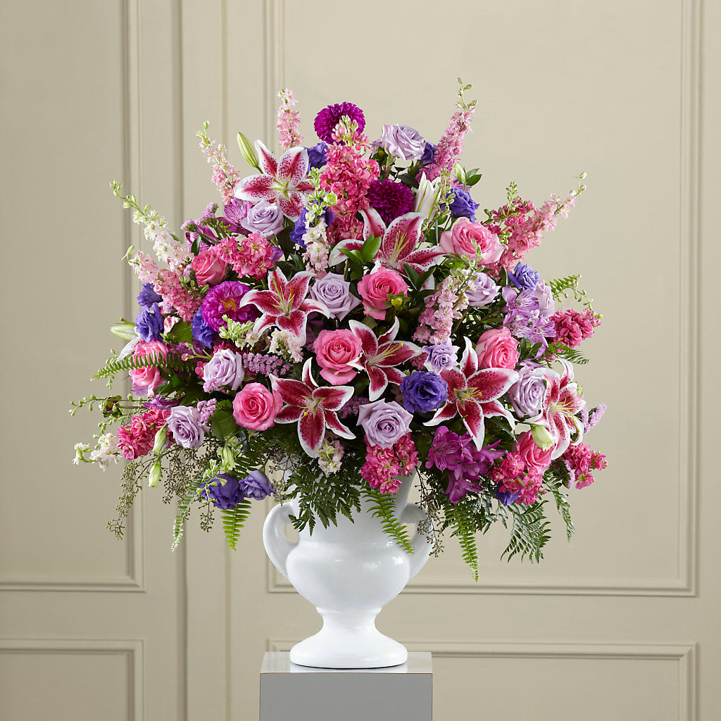Peaceful Tribute Arrangement – House Of Flowers, Worcester MA