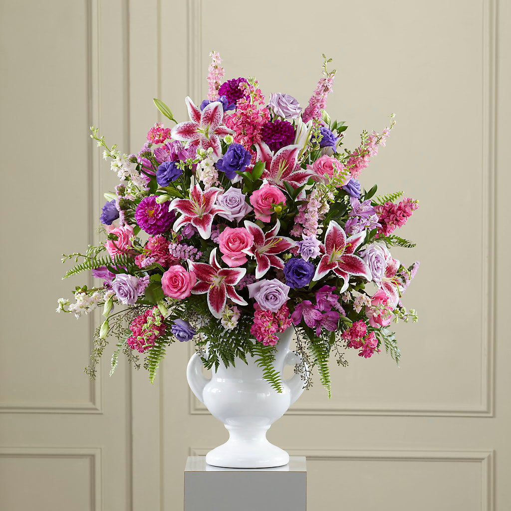Peaceful Tribute Arrangement – House Of Flowers, Worcester MA