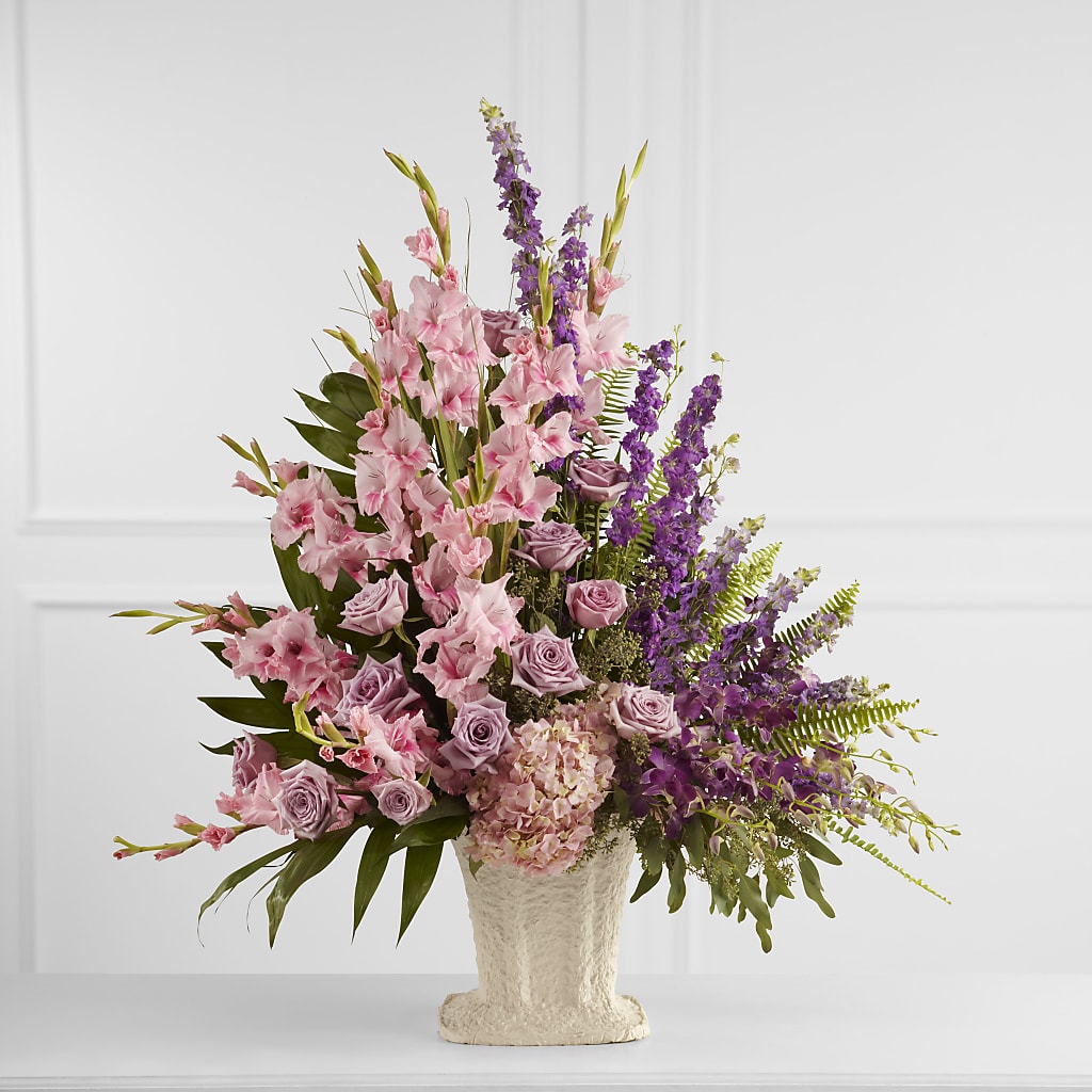 Flowing Garden Arrangement – House Of Flowers, Worcester MA