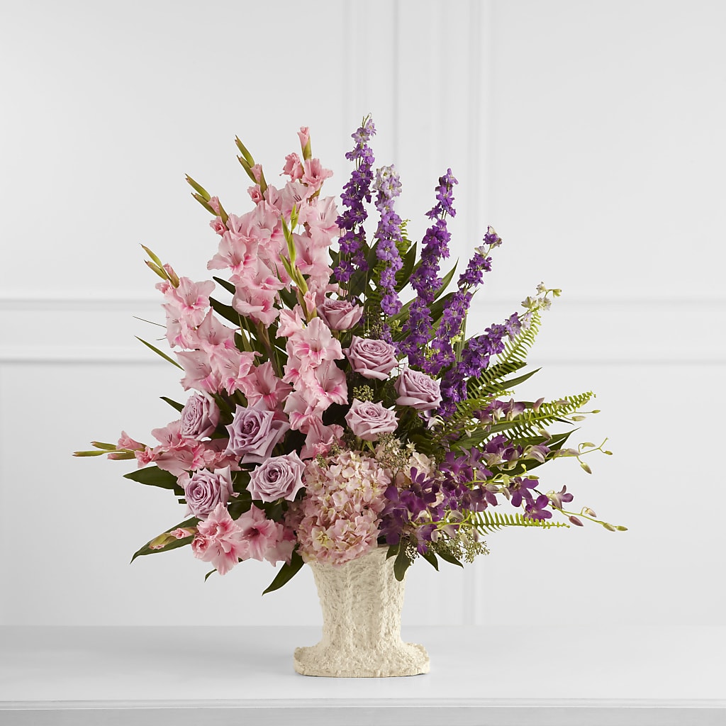 Flowing Garden Arrangement – House Of Flowers, Worcester MA