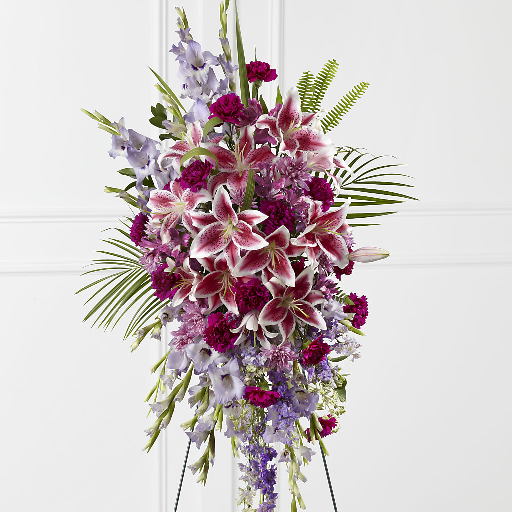 Tender Touch Standing Spray – House Of Flowers, Worcester MA