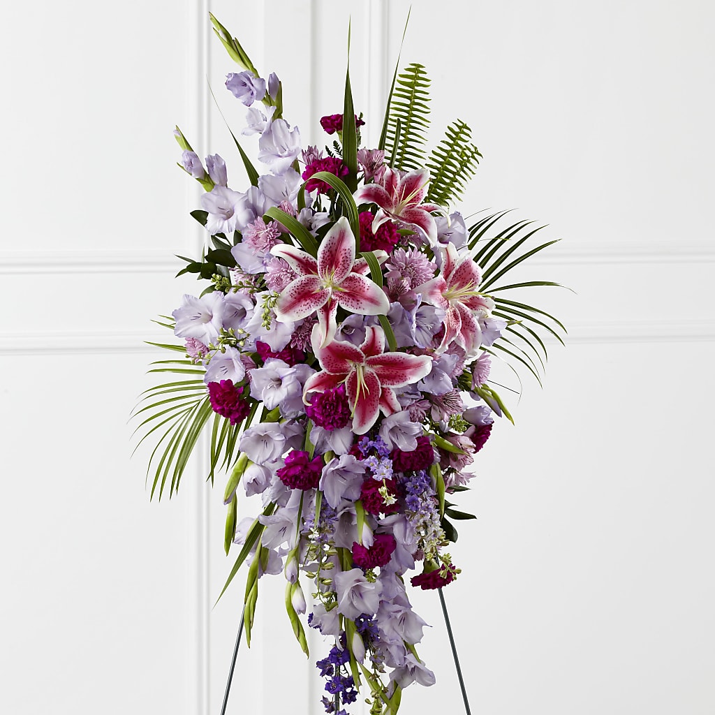 Tender Touch Standing Spray – House Of Flowers, Worcester MA