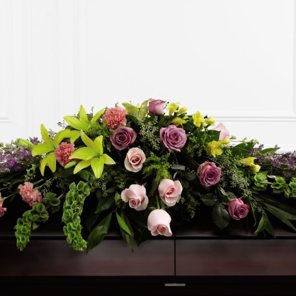 Forever Beloved Casket Spray – House Of Flowers, Worcester MA
