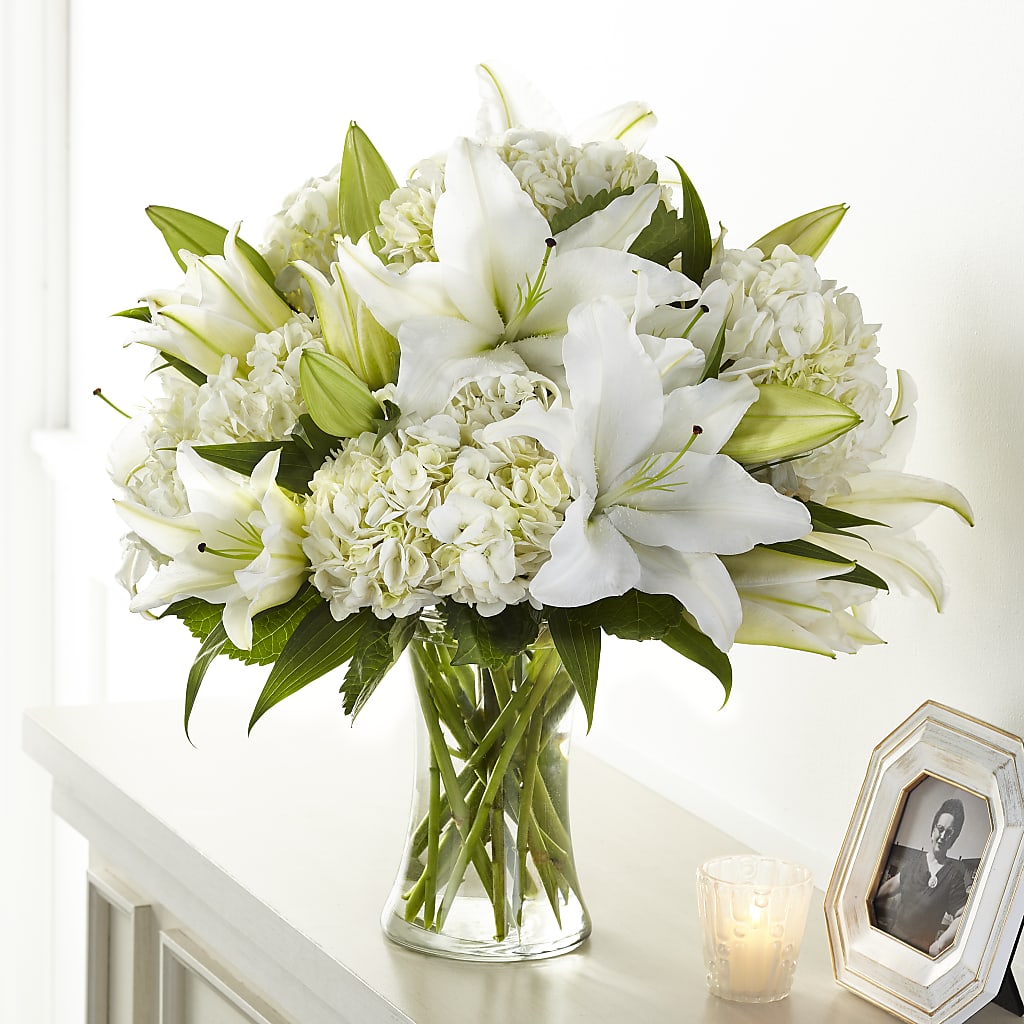 Compassionate Lily Bouquet – House Of Flowers, Worcester MA