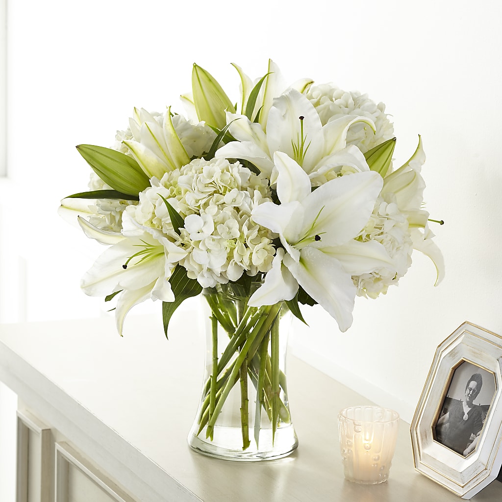 Compassionate Lily Bouquet – House Of Flowers, Worcester MA