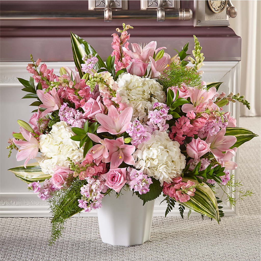 Simply Serene Floor Basket – House Of Flowers, Worcester MA