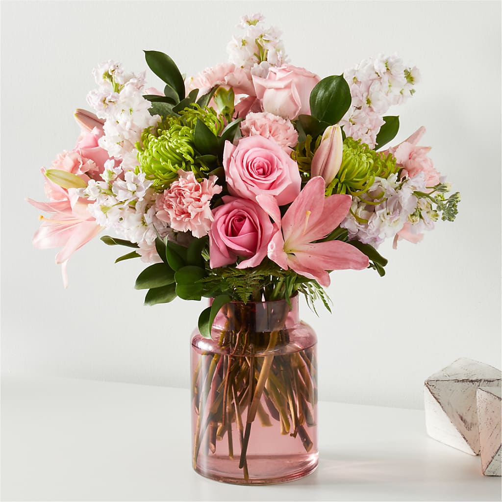 Pretty in Pink Bouquet – House Of Flowers, Worcester MA