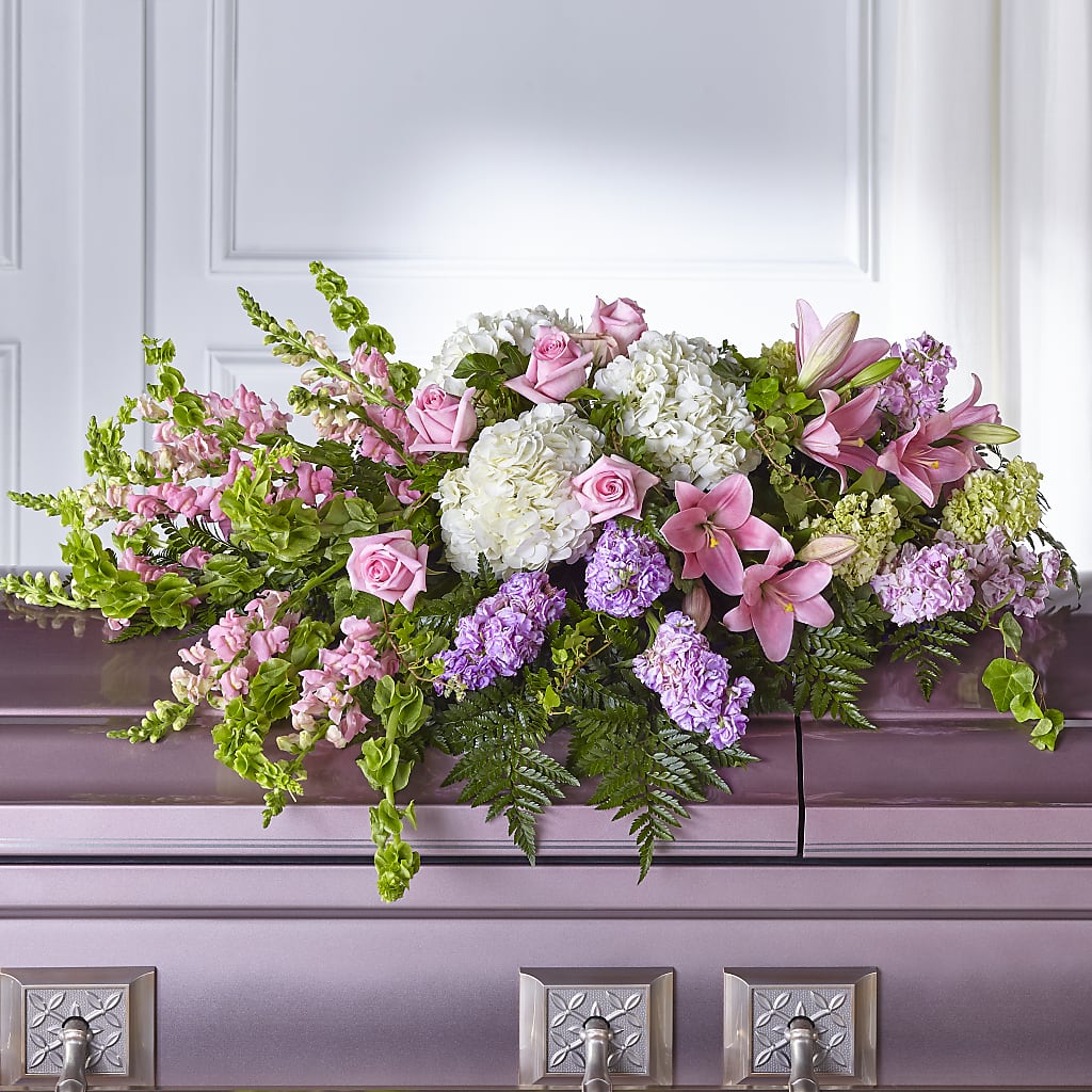 Life's Gratitude Casket Spray – House Of Flowers, Worcester MA