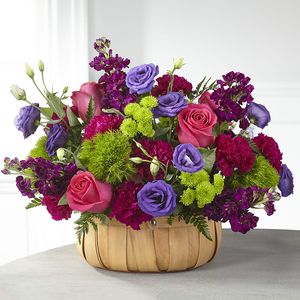 Serene Sanctuary Basket – House Of Flowers, Worcester MA