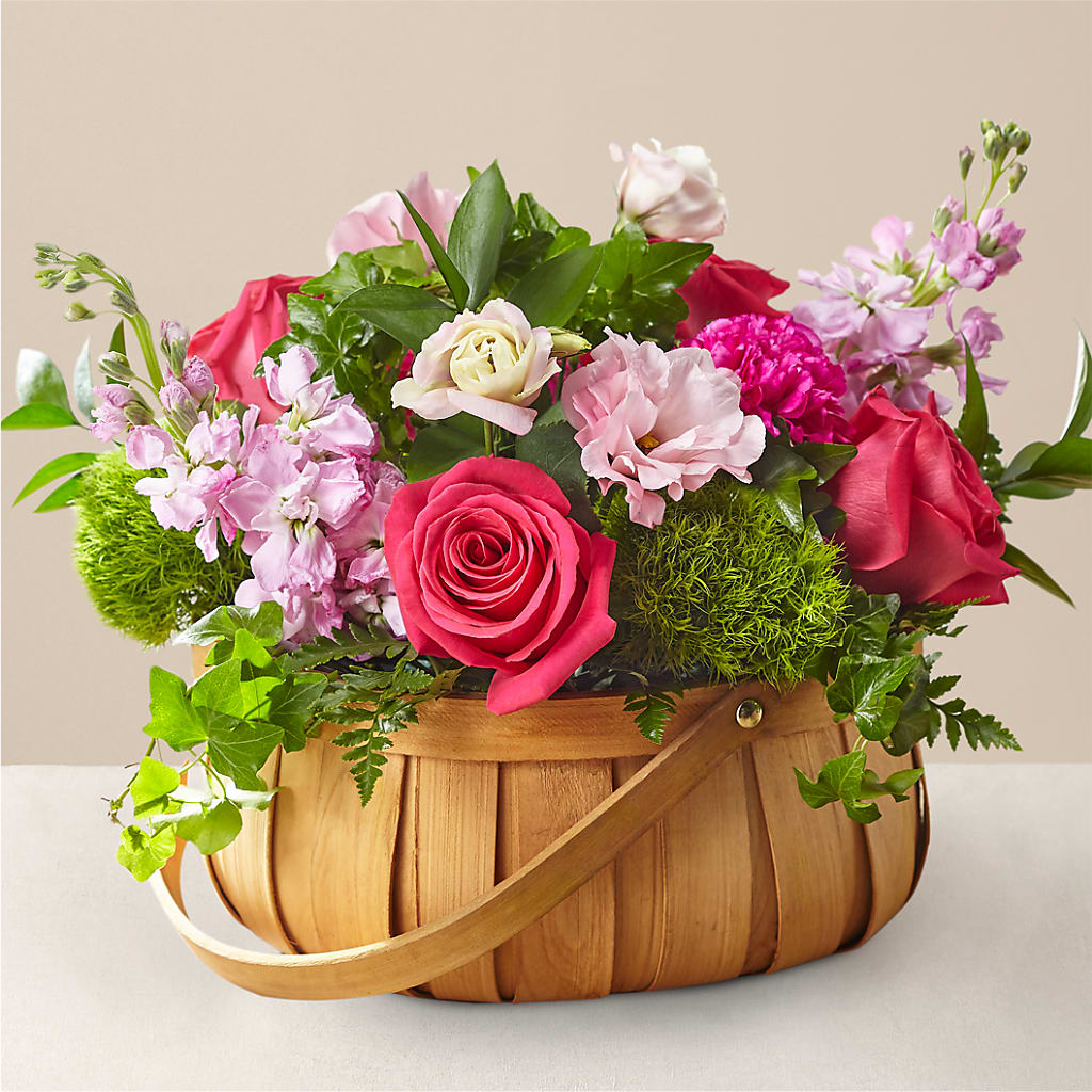Radiance in Bloom Basket – House Of Flowers, Worcester MA