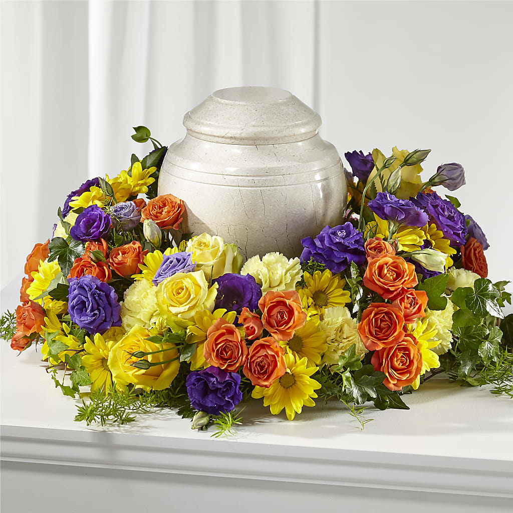 Blossoms of Remembrance Cremation Adornment – House Of Flowers, Worcester MA
