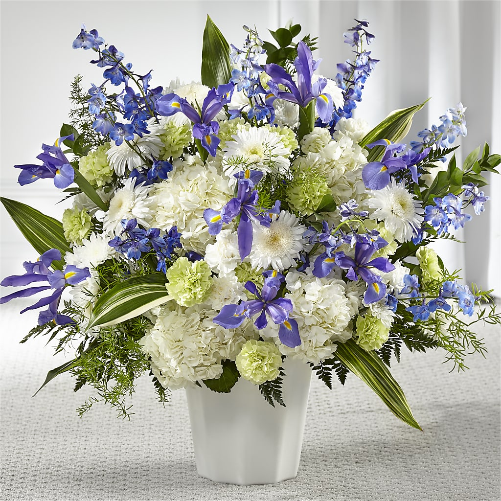 Soft Serenity Floor Basket – House Of Flowers, Worcester MA