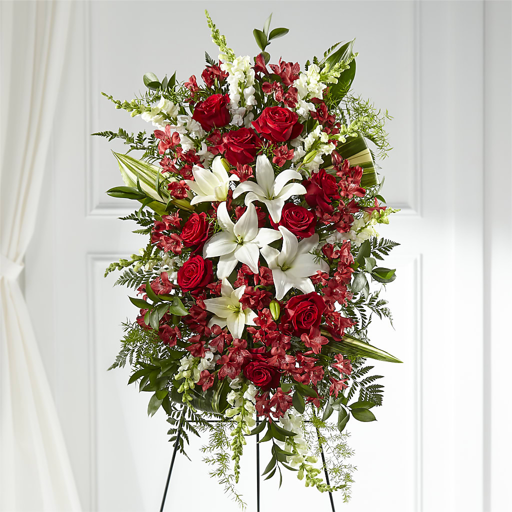 Everlasting Memory Standing Spray – House Of Flowers, Worcester MA