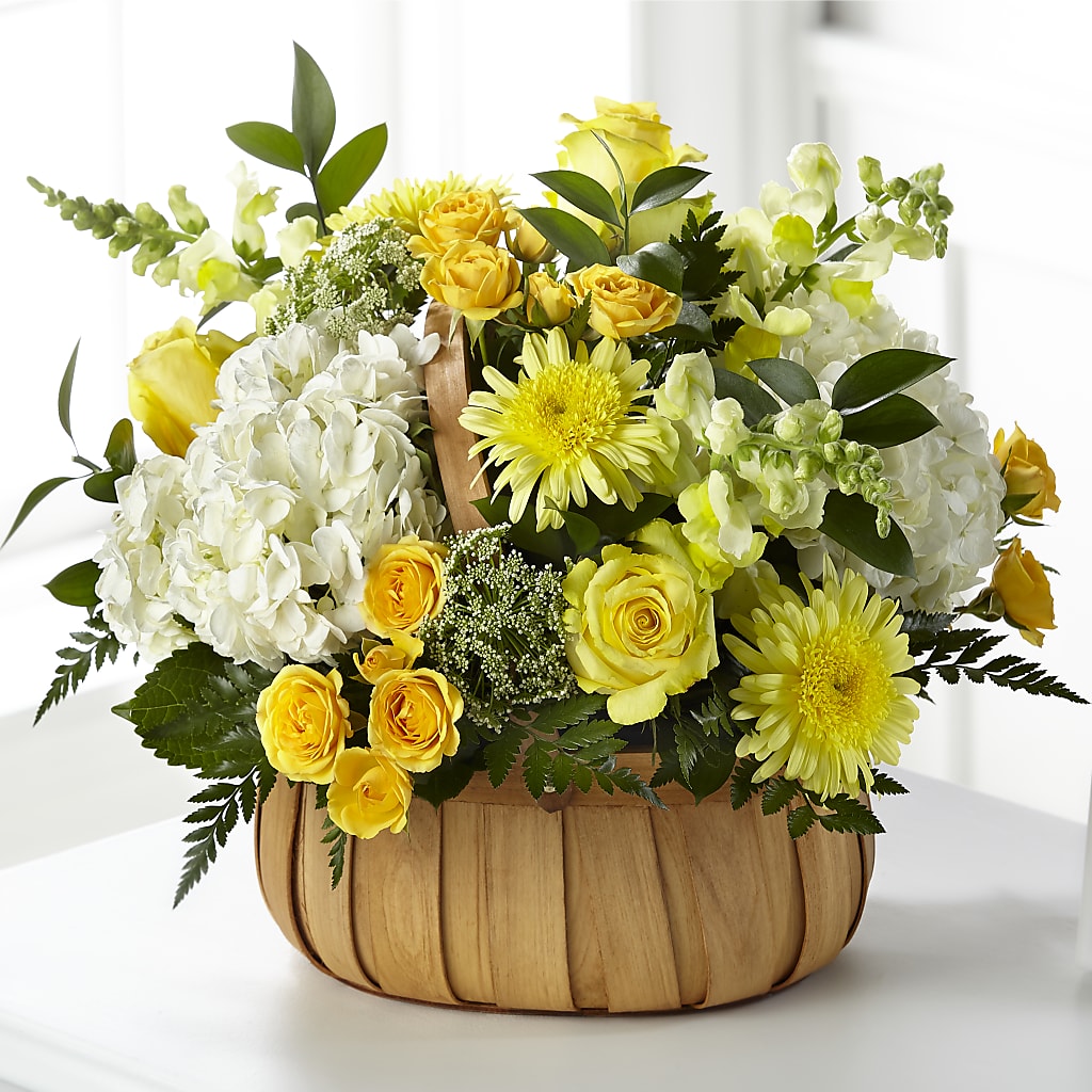 Rustic Remembrance Basket – House Of Flowers, Worcester MA