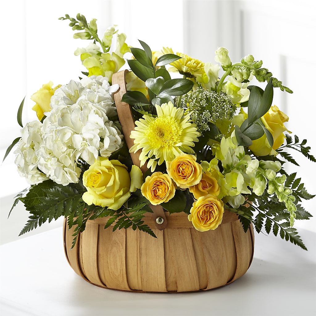 Rustic Remembrance Basket – House Of Flowers, Worcester MA