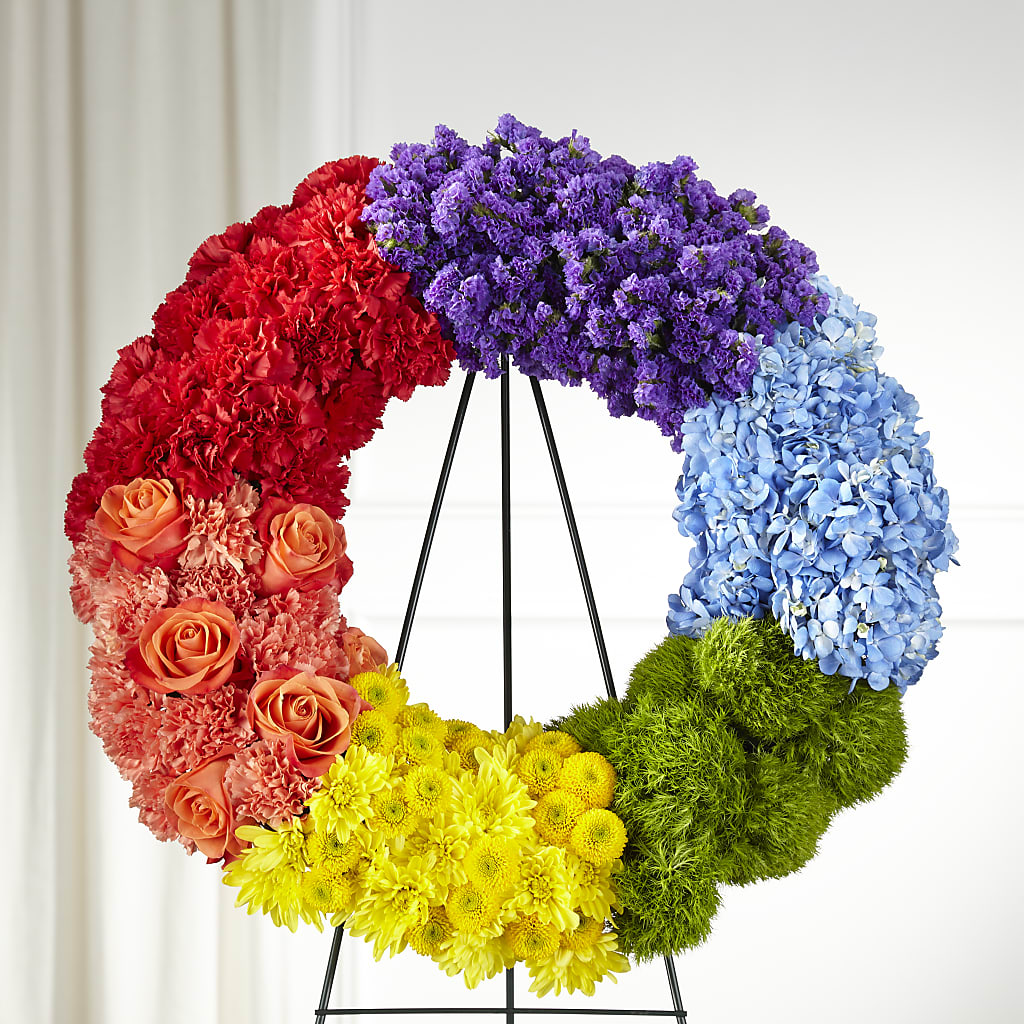 Circle of Love Wreath – House Of Flowers, Worcester MA