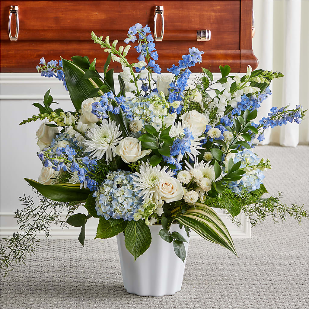 Everlasting Memories Floor Basket – House Of Flowers, Worcester MA