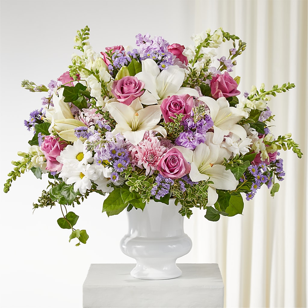 Remarkable Life Urn Arrangement – House Of Flowers, Worcester MA
