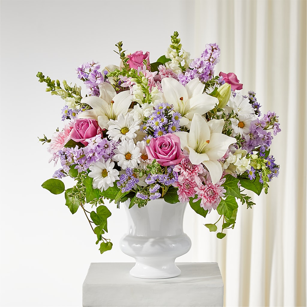 Remarkable Life Urn Arrangement – House Of Flowers, Worcester MA