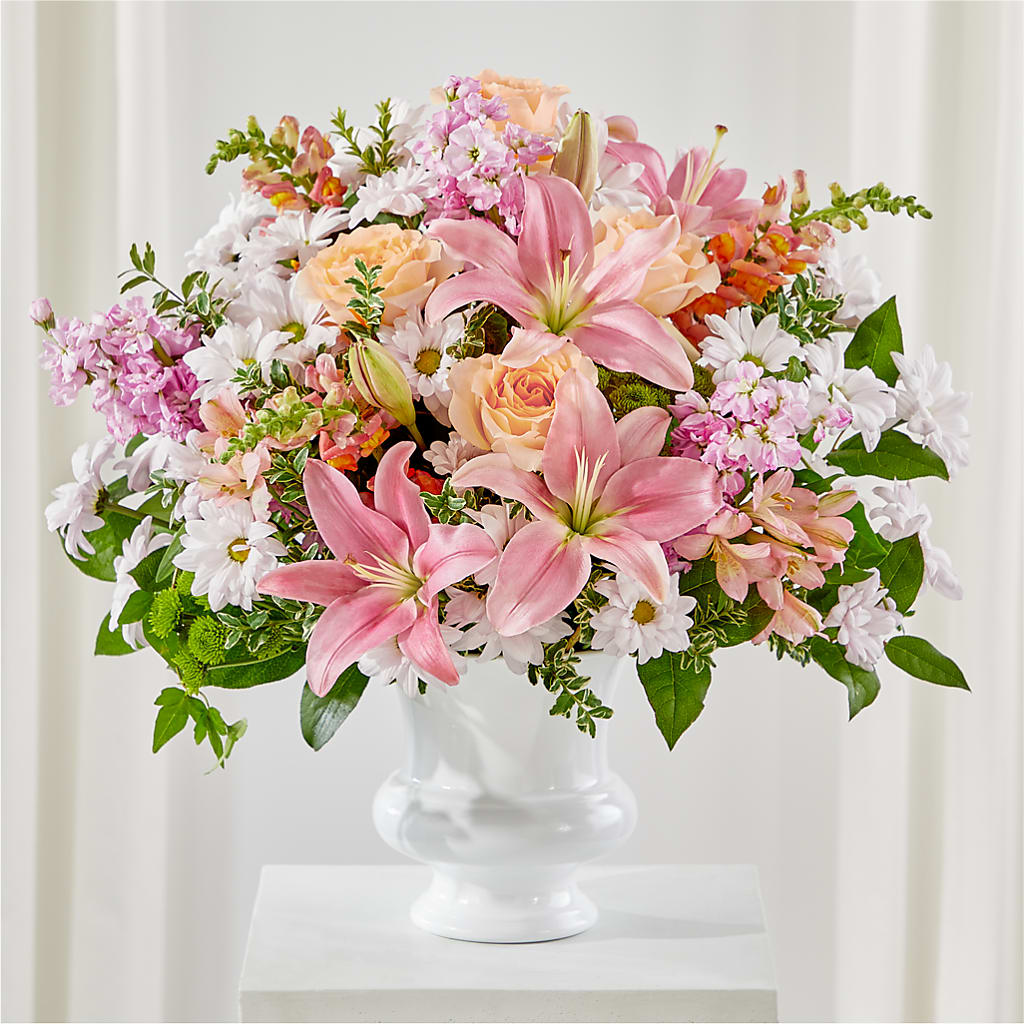 Heartfelt Gesture Urn Arrangement – House Of Flowers, Worcester MA