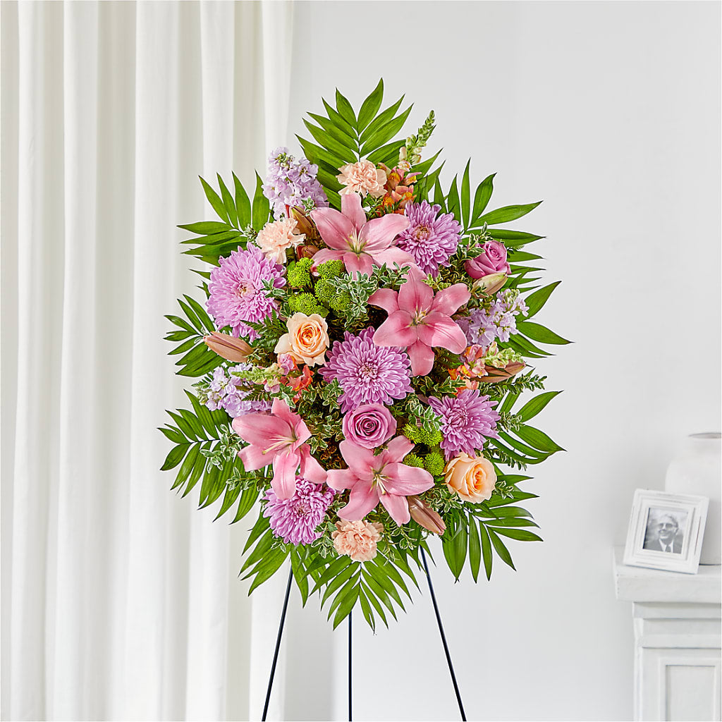 Love & Light Standing Spray – House Of Flowers, Worcester MA