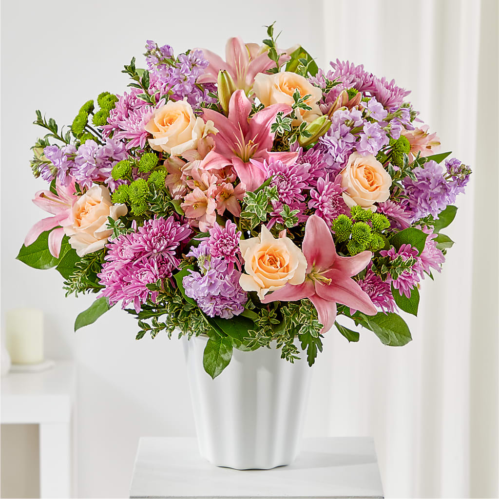 Supportive Embrace Tabletop Basket – House Of Flowers, Worcester MA