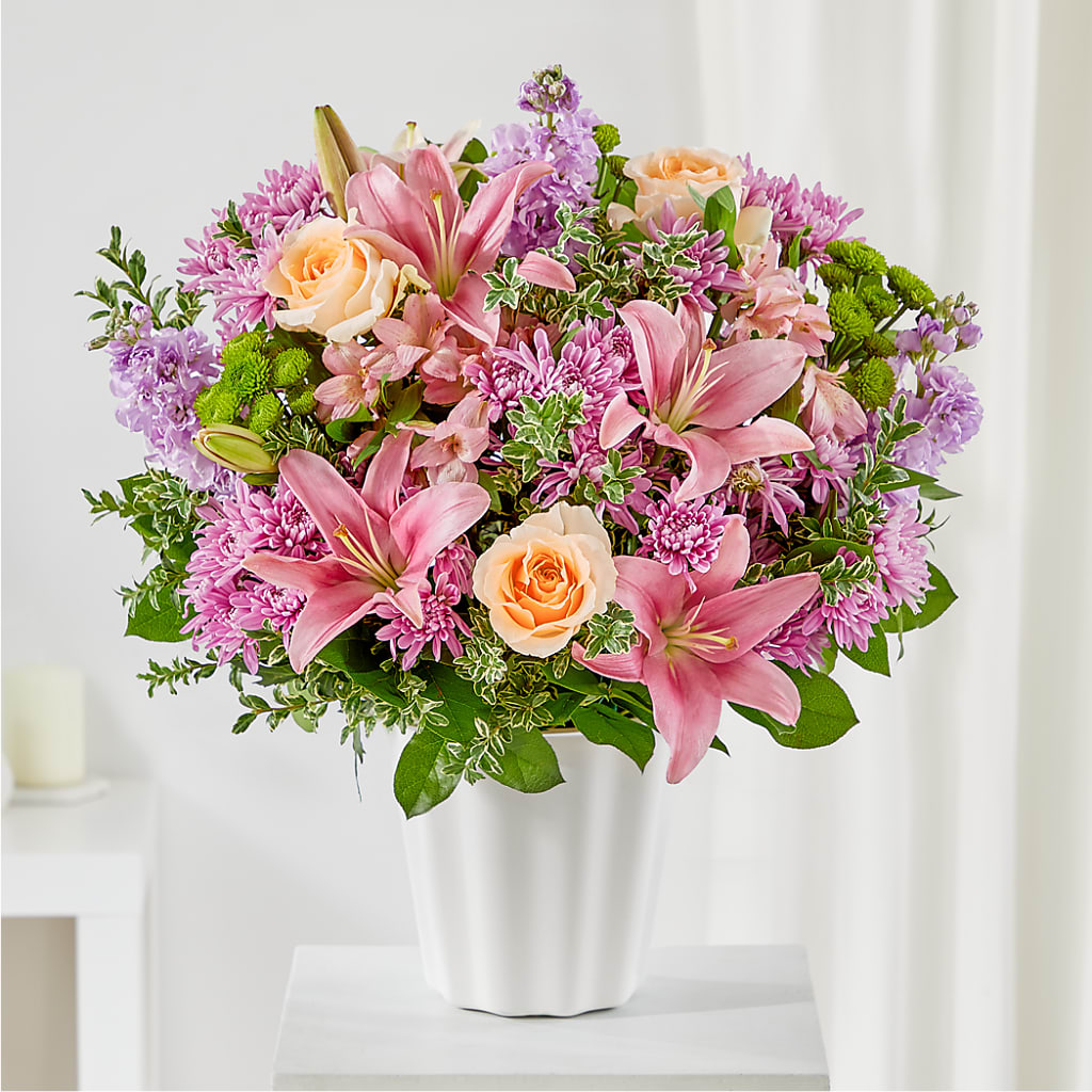 Supportive Embrace Tabletop Basket – House Of Flowers, Worcester MA