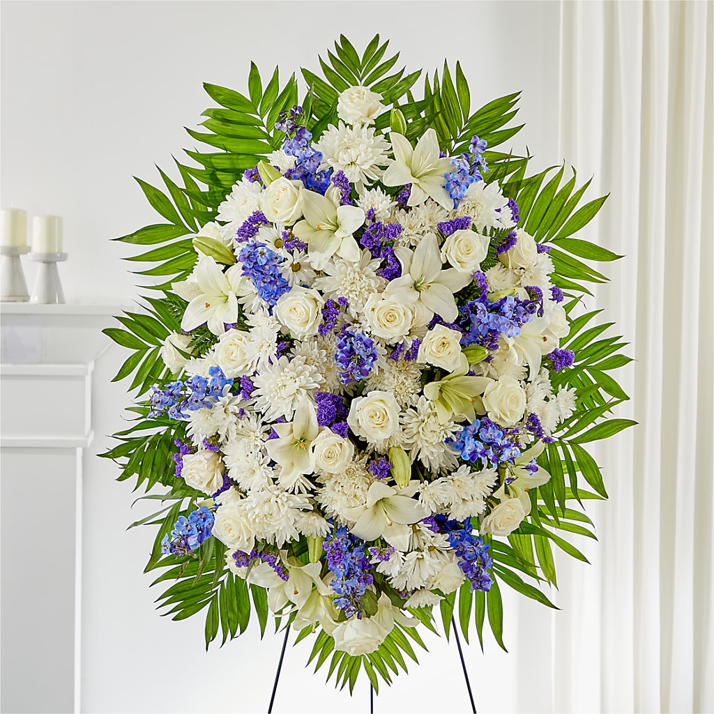At Rest Standing Spray – House Of Flowers, Worcester MA