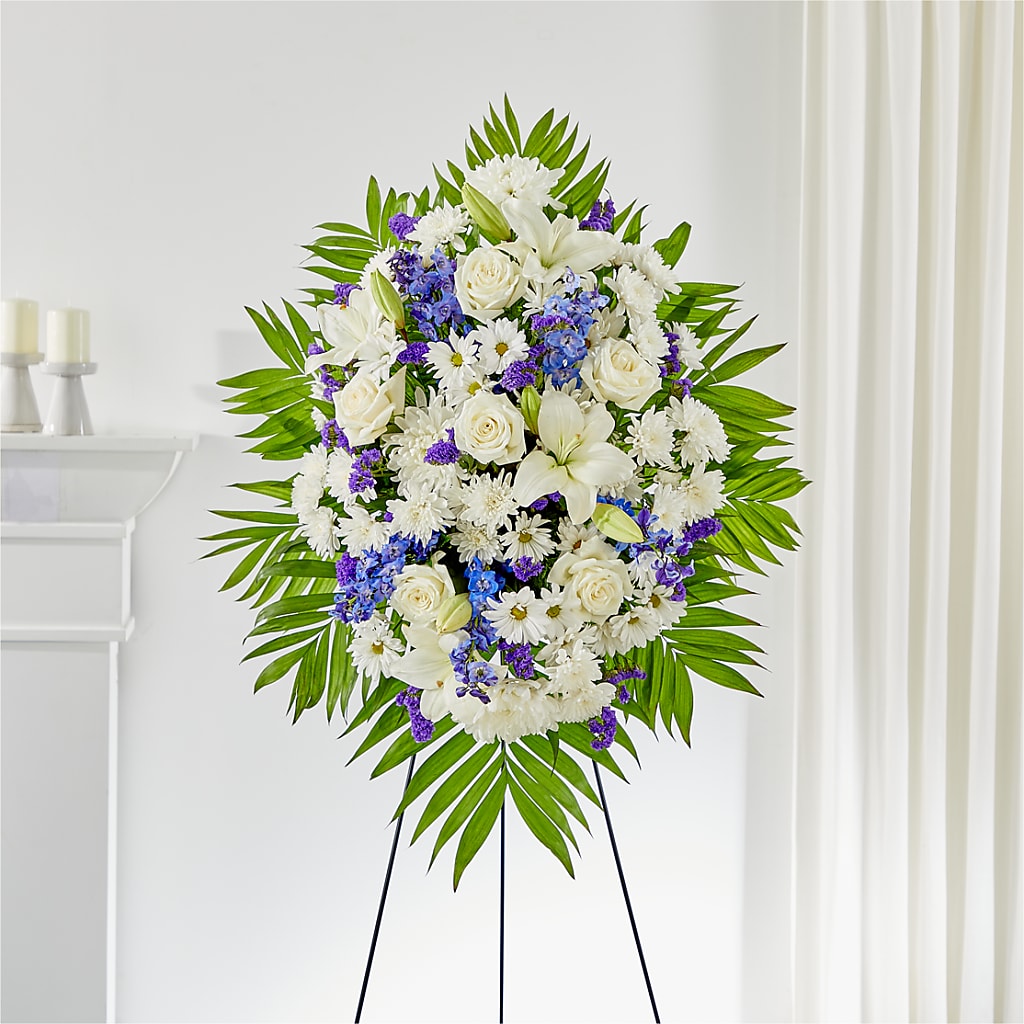 At Rest Standing Spray – House Of Flowers, Worcester MA