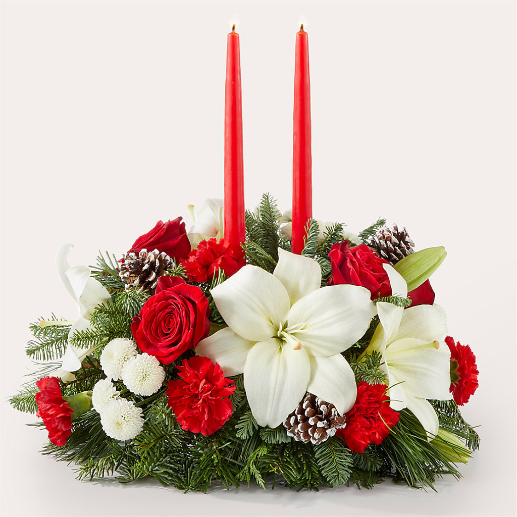 Seasonal Festivities Centerpiece – House Of Flowers, Worcester MA