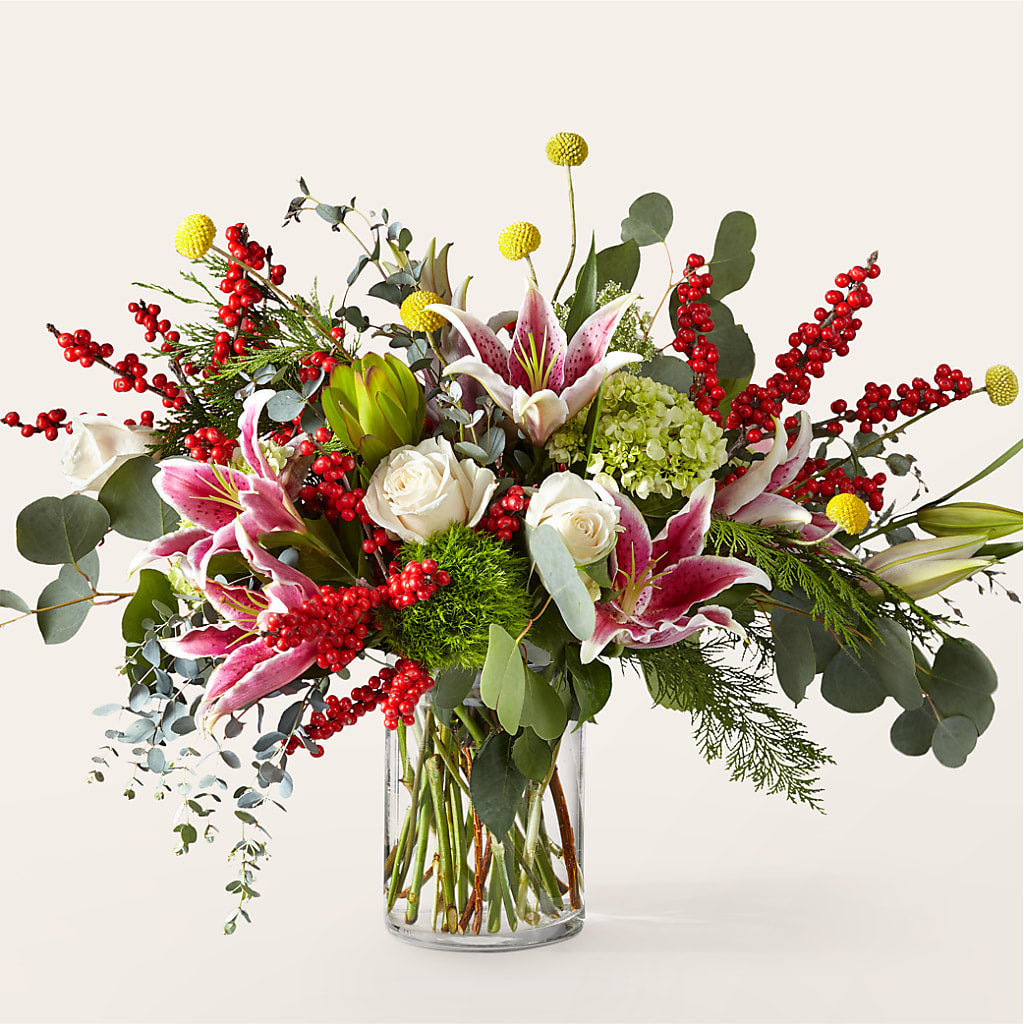 Berry & Bright Bouquet – House Of Flowers, Worcester MA