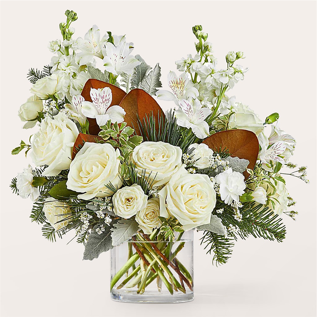 Fresh Snowfall Bouquet – House Of Flowers, Worcester MA