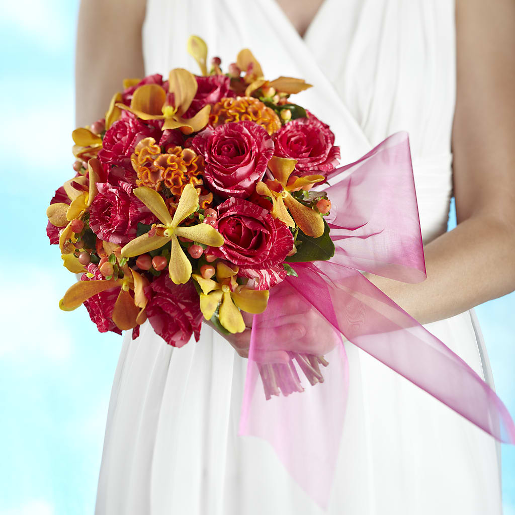 Brilliant Shades of Love Bouquet – House Of Flowers, Worcester MA
