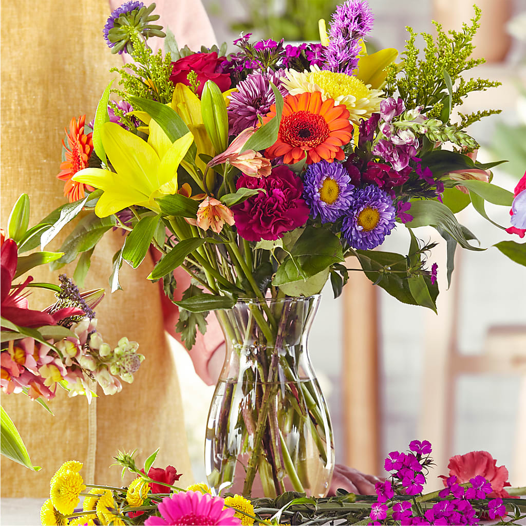 Bold & Bright – A Florist Original –  House Of Flowers, Worcester MA