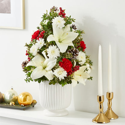 Festive Moments Tree –  House Of Flowers, Worcester MA